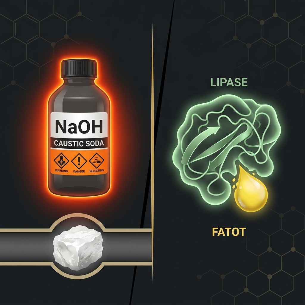 Saponification vs Lipase