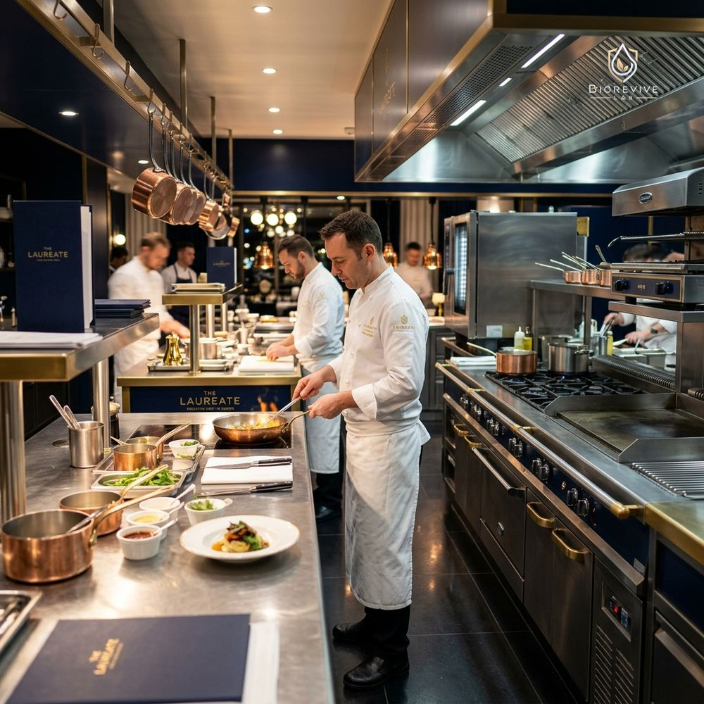 BioRevive Lab Luxury Kitchen Setup